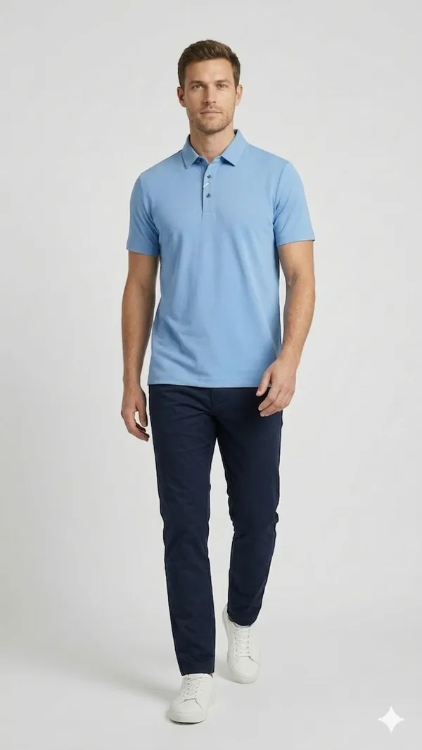 Imported_Sky_Blue_Wrinkle_Free_Soft-Cool-Touch_Polo_T-Shirt_For_Men