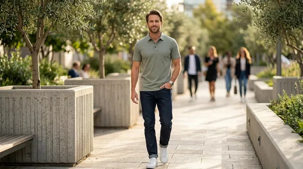 Imported_Olive_Wrinkle_Free_Soft-Cool-Touch_Polo_T-Shirt_For_Men