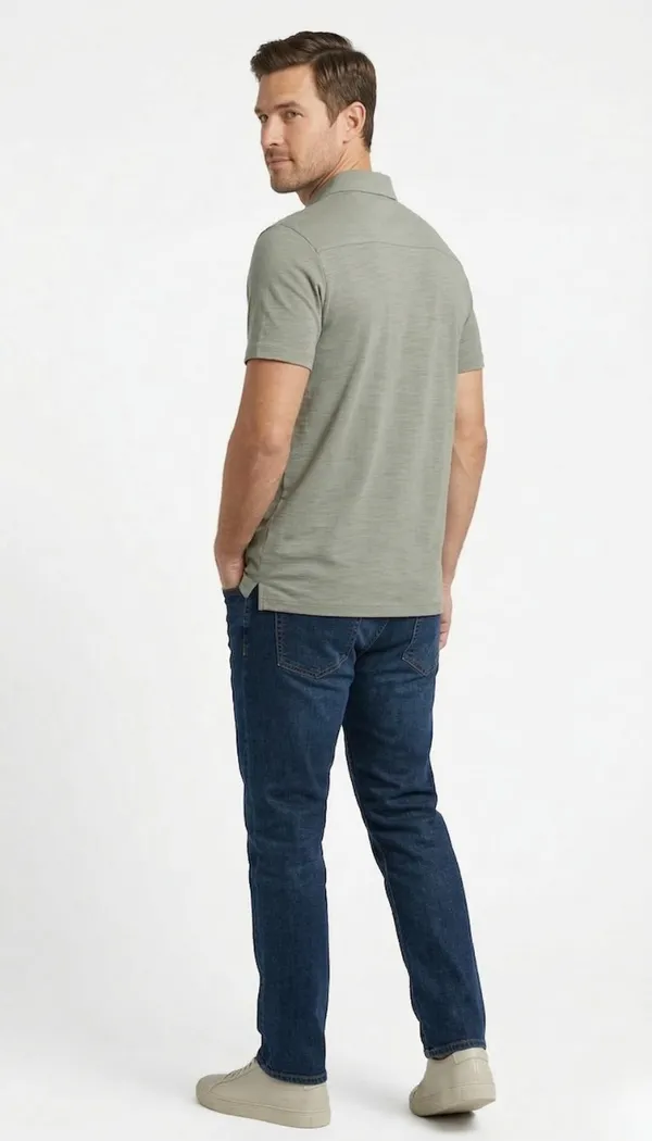 Imported_Olive_Wrinkle_Free_Soft-Cool-Touch_Polo_T-Shirt_For_Men