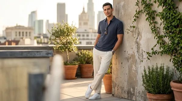 Imported__Blue_Wrinkle_Free_Soft-Cool-Touch_Polo_T-Shirt_For_Men