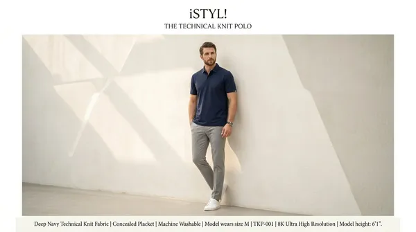 Imported__Blue_Wrinkle_Free_Soft-Cool-Touch_Polo_T-Shirt_For_Men