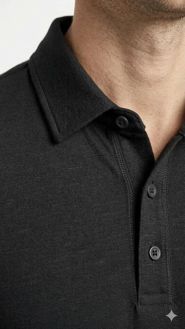 Imported__Blue_Wrinkle_Free_Soft-Cool-Touch_Polo_T-Shirt_For_Men