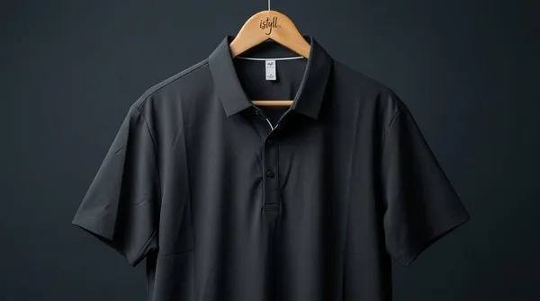 Imported_Black_Wrinkle_Free_Soft-Cool-Touch_Polo_T-Shirt_For_Men