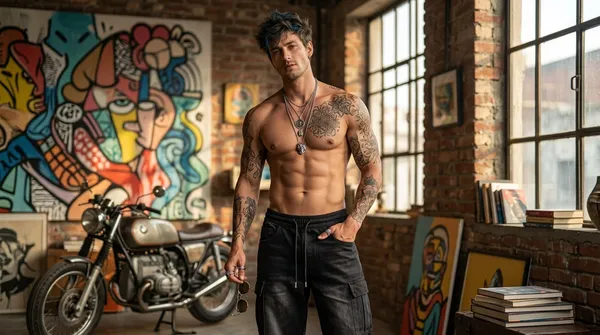 imported_baggy_Black_Cotton_Cargo_Jeans_For_Men