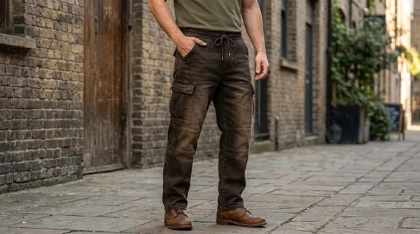 imported_baggy_fit_Cotton_Cargo_Jeans_For_Men