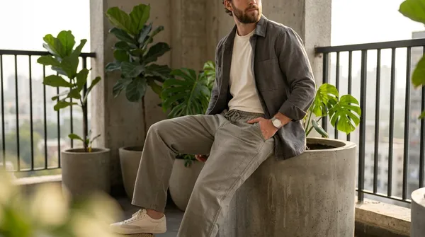 imported_baggy_Grey_Cotton_Denim_Relaxed_Fit_Jeans_For_Men