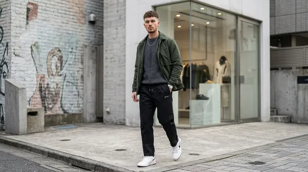 Imported_Black_Cotton_baggy_fit_Denim_Cargo_For_Men