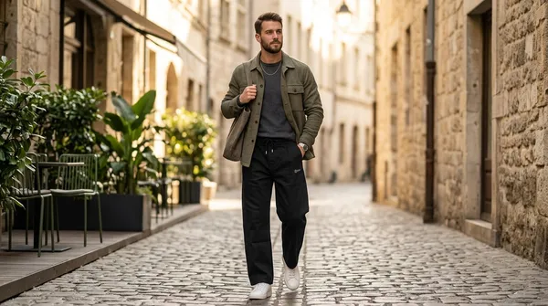 Imported_Black_Cotton_baggy_fit_Denim_Cargo_For_Men