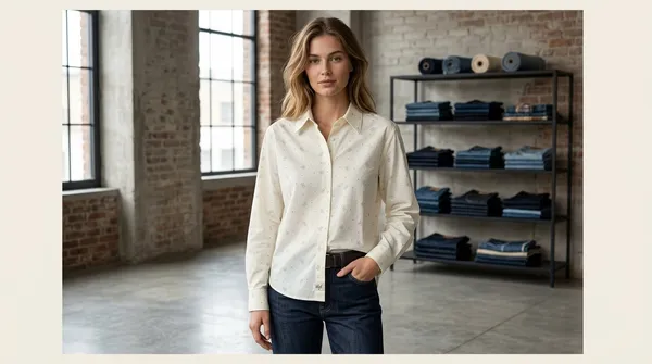 Imported_Off-White_Lyocell_Relaxed_Fit_Shirt_For_Women