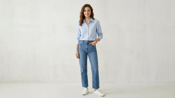 Imported_Light_Blue_Lyocell_Silk-Touch_Wrinkle_Free_Shirt_For_Women