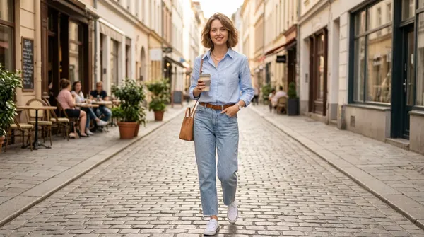 Imported_Light_Blue_Lyocell_Silk-Touch_Wrinkle_Free_Shirt_For_Women