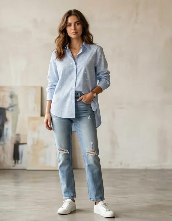 Imported_Sky_Blue_Lyocell_Silk-Touch_Wrinkle_Free_Shirt_For_Women