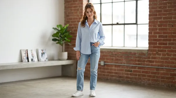 Imported_Sky_Blue_Lyocell_Silk-Touch_Wrinkle_Free_Shirt_For_Women