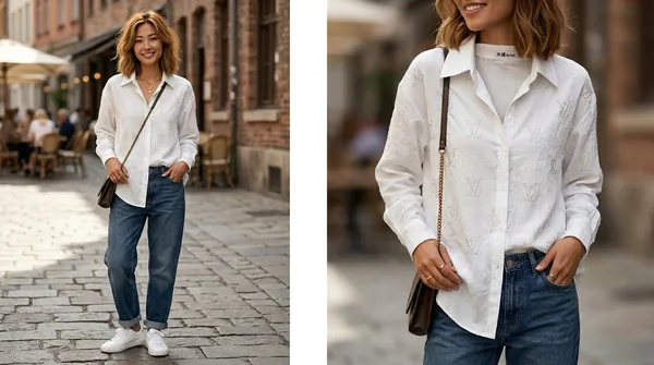 Imported_White_Lyocell_Tencel_Silk-Touch_Shirt_For_Women