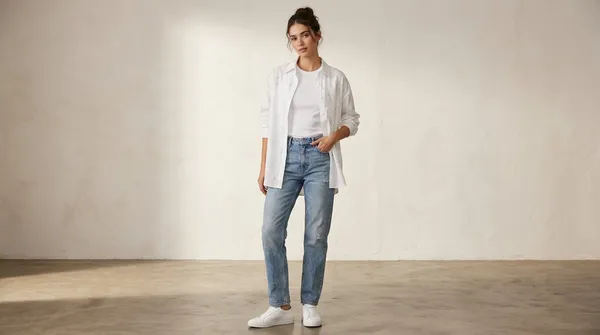Imported_White_Lyocell_Tencel_Silk-Touch_Shirt_For_Women