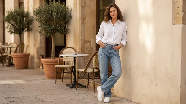 Imported_White_Lyocell_Tencel_Silk-Touch_Shirt_For_Women