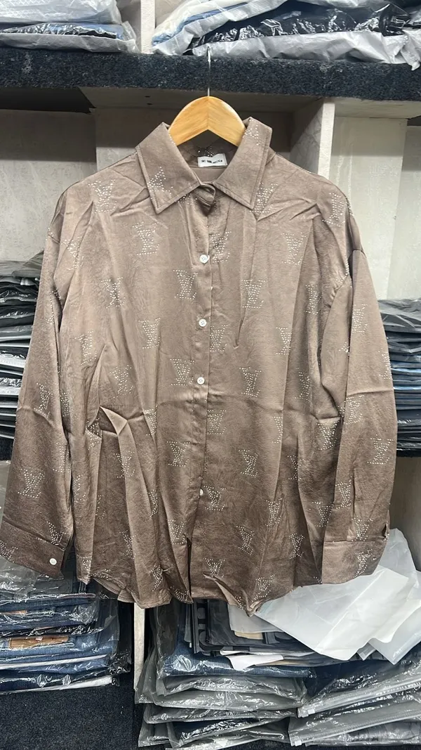 Importeed_Brown_Lyocell_Silk-Touch_Smart_Fit_Wrinkle_Free_Shirt_For_Women