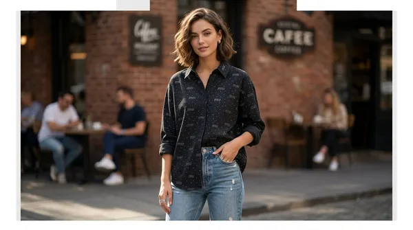 Imported_Black_Lyocell_Smart_Fit_Wrinkle_Free_Shirt_For_Women