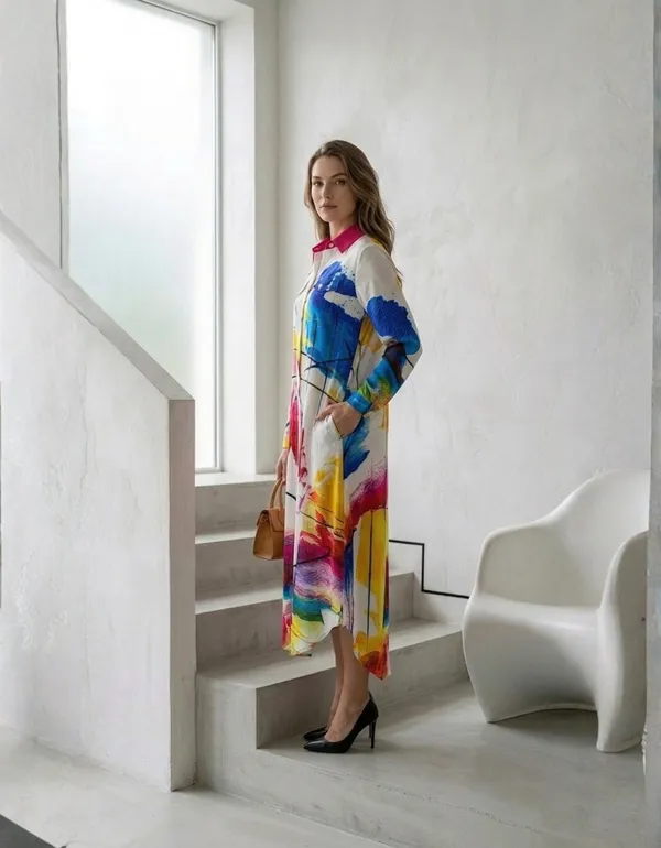 Imported_Multicolour_Ice-Silk_Satin_Abstract_Co-Ord_Set_For_Women