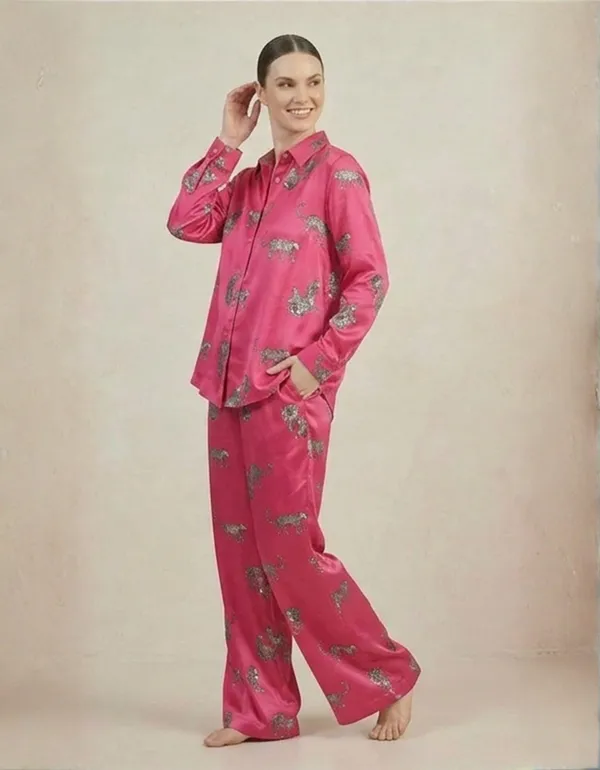 Imported_Carrot_Pink_Ice-Silk_Satin_Paisley_Co-Ord_Set_For_Women