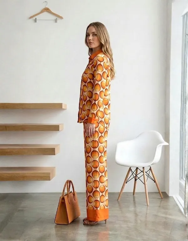 Imported_Orange_Ice-Silk_Satin_Paisley_Co-Ord_Set_For_Women