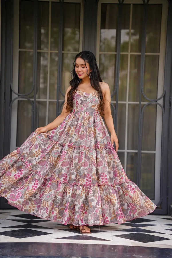 Neeva_store_Viscose_Multi_Color_Gown