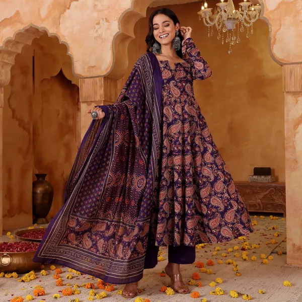 Neeva_store_Viscose_Multi_Color_Kurta_Suit_Set