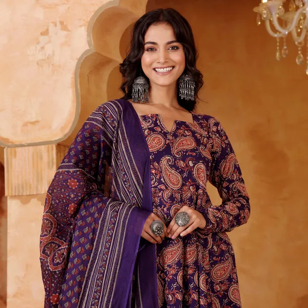 Neeva_store_Viscose_Multi_Color_Kurta_Suit_Set