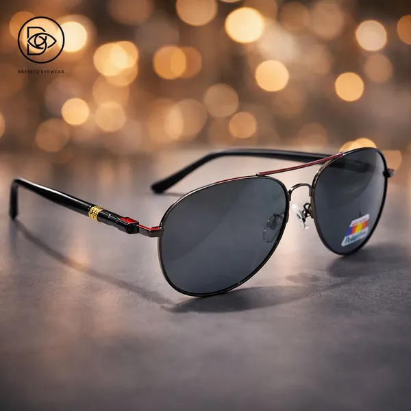 Black_Metal_Polarized_Aviator_Sunglasses_For_Unisex