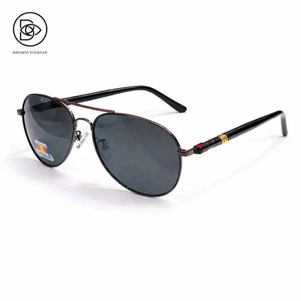 Black_Metal_Polarized_Aviator_Sunglasses_For_Unisex