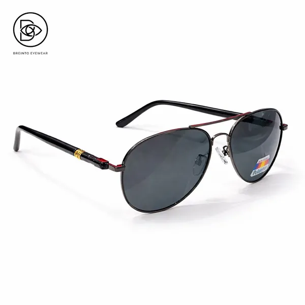 Black_Metal_Polarized_Aviator_Sunglasses_For_Unisex