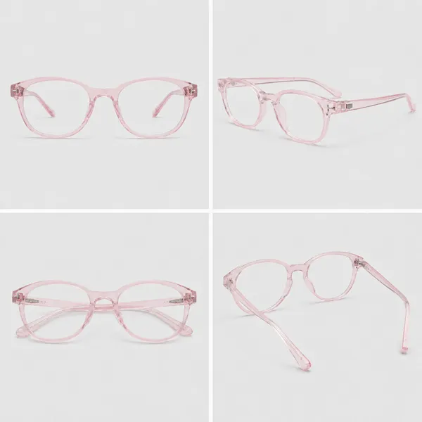 Premium_Pink_High_Quality_Zero_Power_Clear_View_Stylish_Trendy_Pink_Eyeglasses_for_Men_&_Women_Daily_Use