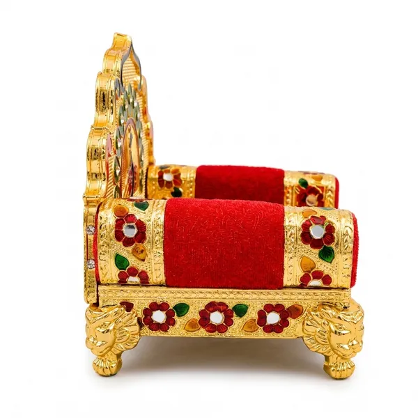 Lookart_Handicraft_Wooden_Laddu_Gopal_Meenakari_Singhasan_For_Pooja_Mandir_3No_Singhasan_Jhula_()