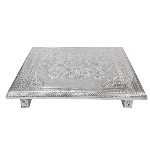 Balaji_Mart_Royal_Silver_Pooja_Chowki_Aluminium_All_Purpose_Chowki_(Silver,_Pack_Of_1)
