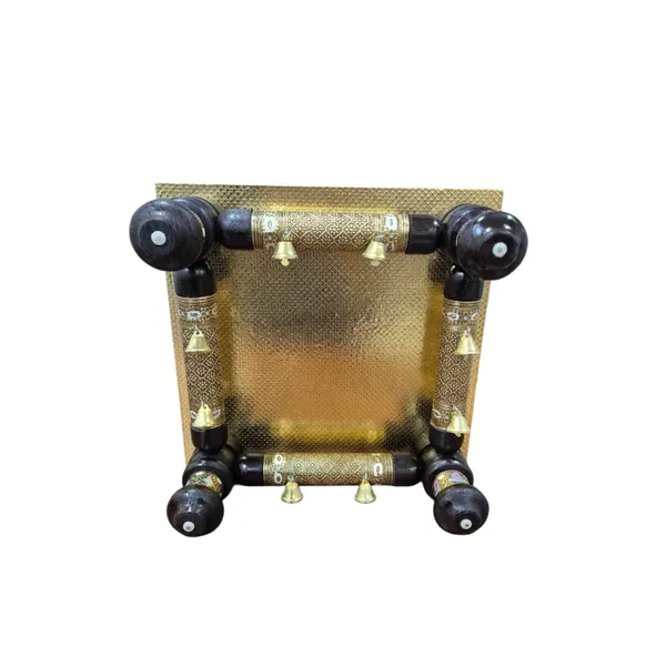 Decorative_Gold_Meenakari_Floral_Chowki_Stand