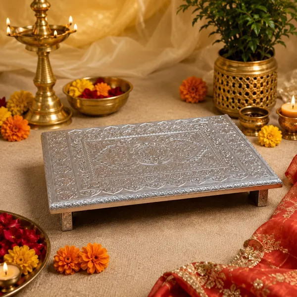 Royal_Silver_Embossed_Pooja_Chowki_–_15_×_21_Inch