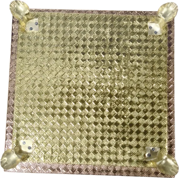 Balaji_Mart_Meenakari_Bajot_8X8_Inch_Wooden_Pooja_Chowki_(Gold,_Pink,_Pack_Of_1)