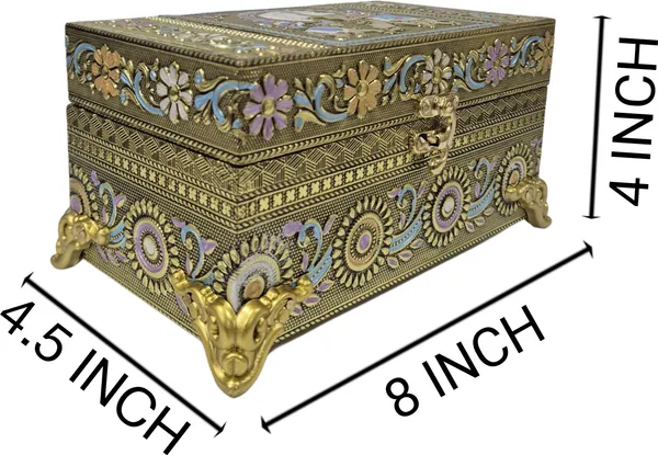 Balaji_Mart_Wooden,_Glass_Utility_Container_-_100_G,_100_G_(Gold,_Multicolor)