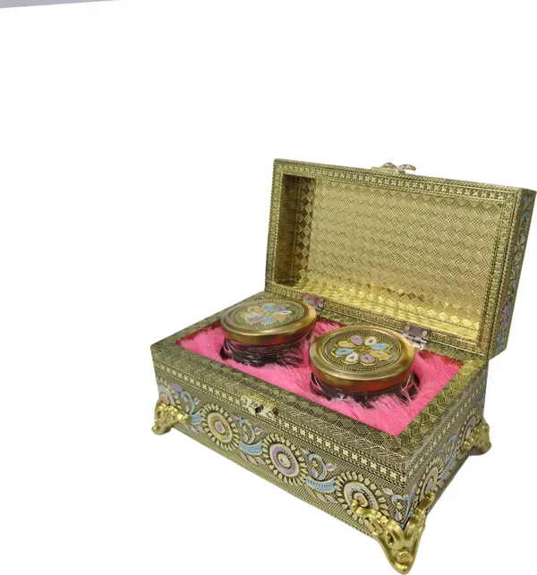 Balaji_Mart_Wooden,_Glass_Utility_Container_-_100_G,_100_G_(Gold,_Multicolor)