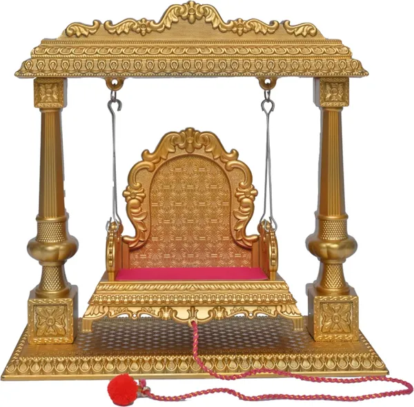 Balaji_Mart_Lord_Krishna_Jhula_Singhasan_With_Jhumar_For_Laddu_Gopal/Kanha_Ji_Jhula_()