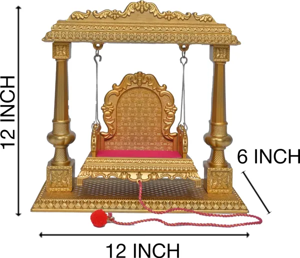 Balaji_Mart_Lord_Krishna_Jhula_Singhasan_With_Jhumar_For_Laddu_Gopal/Kanha_Ji_Jhula_()