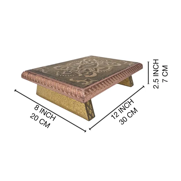 Royal_Antique_Brass_Finish_Pooja_Chowki_Wooden_All_Purpose_Bajot_(Copper_Gold,_Pack_Of_1)