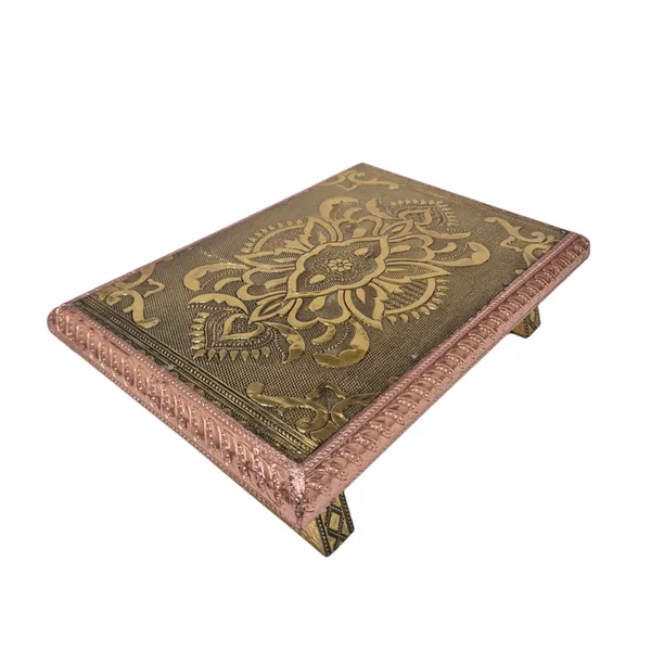 Royal_Antique_Brass_Finish_Pooja_Chowki_Wooden_All_Purpose_Bajot_(Copper_Gold,_Pack_Of_1)