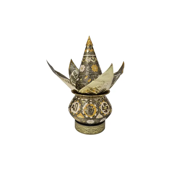 Gold_Tone_Brass_Decorative_Kalash_With_Ornate_Detailing