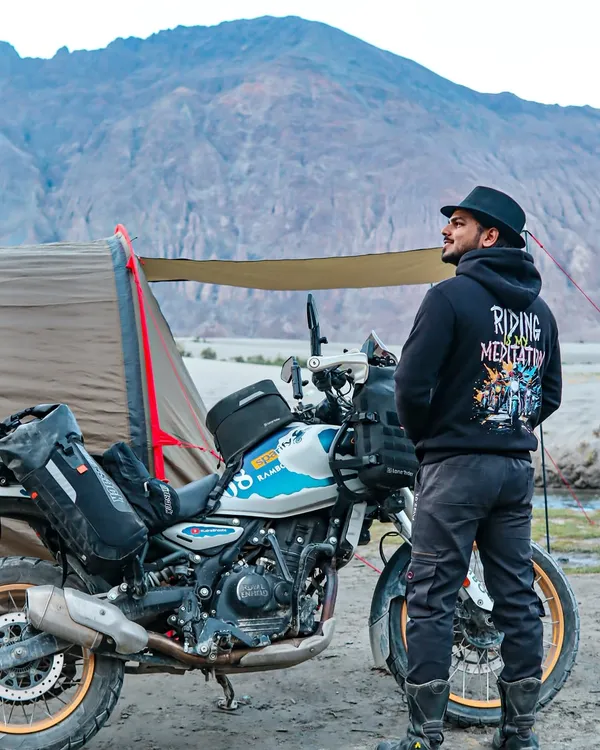 Riding_Is_My_Meditation_Hoodie_For_Bikers