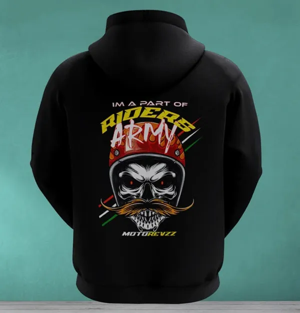 I_M_A_Part_Of_Riders_Army_Hoodie_For_Bikers