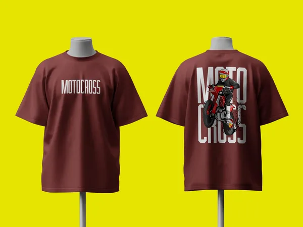 Motocross_Oversized_Tshirt_Brown