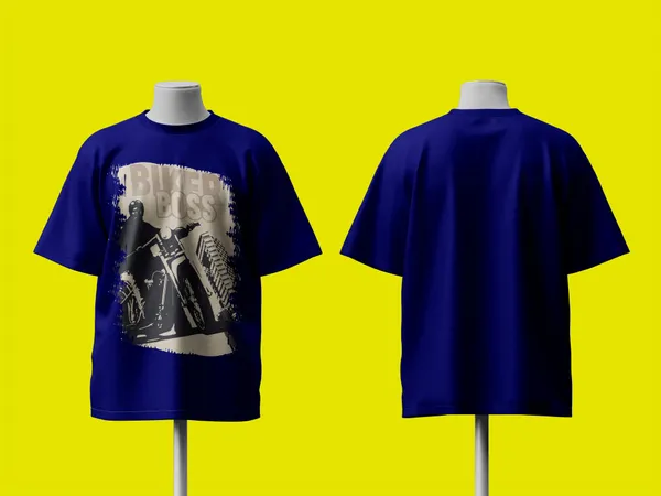 Biker_Boss_Oversized_Tshirt_Navy