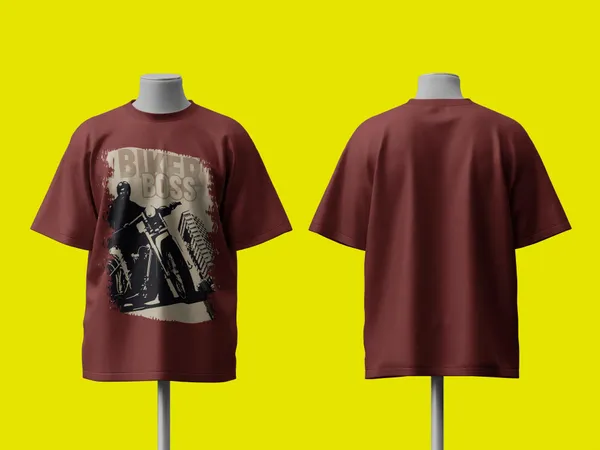 Biker_Boss_Oversized_Tshirt_Brown