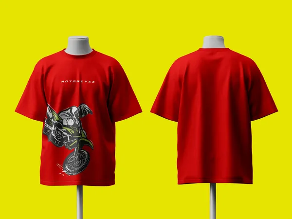 Biker_Oversized_Tshirt_Maroon